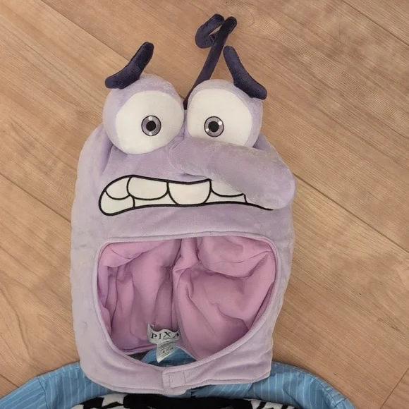 Men's small/kids XL/XXL Disney Pixar Fear costume Inside Out - Picture 3 of 13